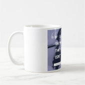 考えるなコップ コーヒーマグカップ (左)