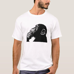 考えるなチンパンジー Tシャツ