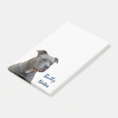 考えるなピットブルのいじめっ子のノート ポストイット (アングル)