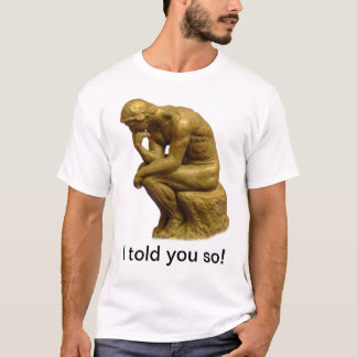 考えるな人 Tシャツ