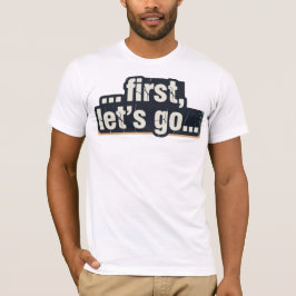 考えるな でも考えてしまう レトロなタイポグラフィ Tシャツ