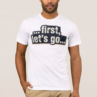 考えるな でも考えてしまう レトロなタイポグラフィ Tシャツ