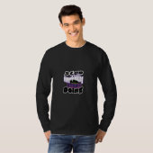 考えるのをやめて、行動しよう。長袖Tシャツ Tシャツ (正面フル)