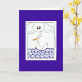 考えるのカード カード (黄色い花)