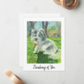 考えるのカード ノートカード (正面/裏面インサイチュ)