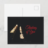 考えるのカード ポストカード (正面/裏面)