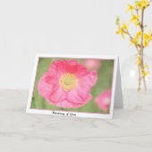 考えるのグリーティングカード カード (黄色い花)