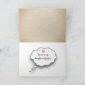 考えるのゴールデンレトリバー カード (内部)