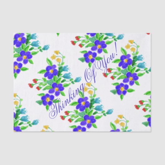 考えるのティッシュペーパー 薄葉紙 (正面)