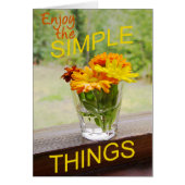 考えるのデイジー静物記パーソナライズされた録 (正面)