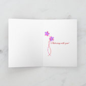 考えるのデイジー カード (内部)