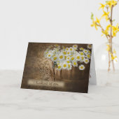 考えるのデイジー カード (黄色い花)