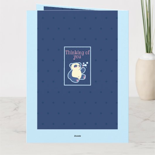 考えるのパンダ カード (裏面)