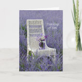 考えるのブーケ カード (正面)