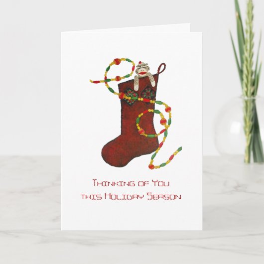 考えるのホリデーカード シーズンカード (正面)