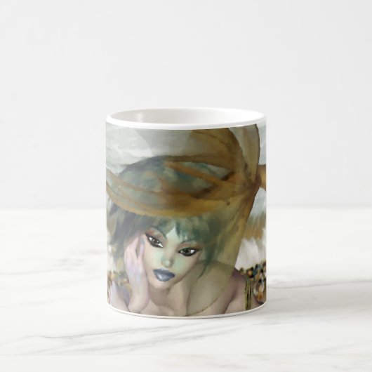 考えるのマグ コーヒーマグカップ (中央)