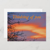 考えるの日の出はがき ポストカード (正面/裏面)