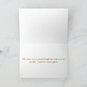 考えるの王チャールズスパニエル犬カード カード (内部)