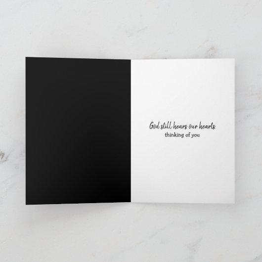 考えるの祈りの言葉が船に乗っ感じている カード (内部)