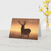 考えるの カード (黄色い花)