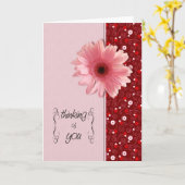 考えるの カード (黄色い花)