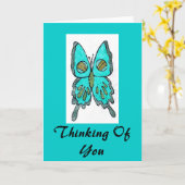 考えるの カード (黄色い花)