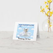 考えるの カード (黄色い花)