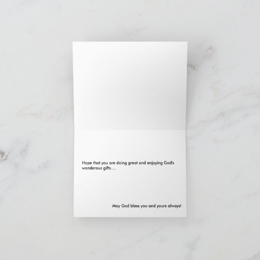 考えるの カード (内部)