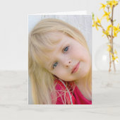 考えるの カード (黄色い花)