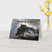 考えるの カード (黄色い花)