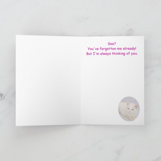 考えるの カード (内部)