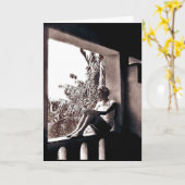 考えるの カード (黄色い花)