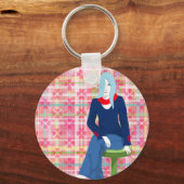 考えるの キーホルダー (正面)