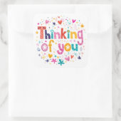 考えるの スクエアシール (バッグ)