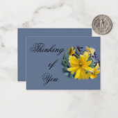 考えるの ノートカード (正面/裏面インサイチュ)