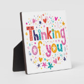 考えるの フォトプラーク (正面)