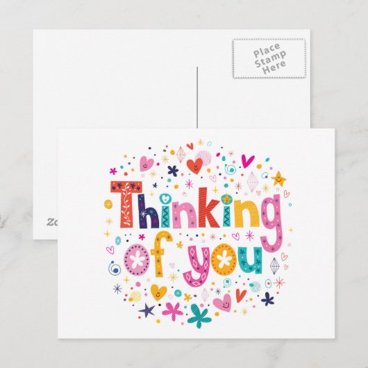 考えるの ポストカード (正面/裏面)