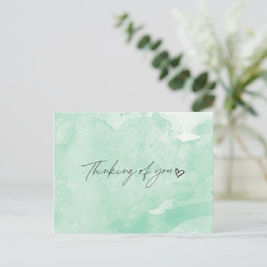 考えるの ポストカード (スタンド正面)