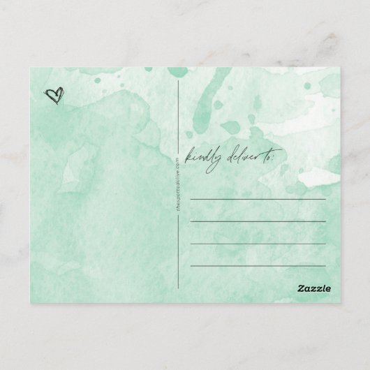 考えるの ポストカード (裏面)