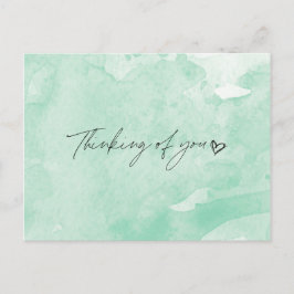 考えるの ポストカード