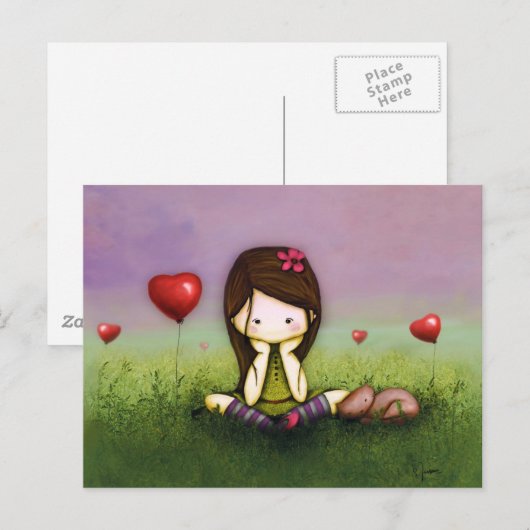 考えるの ポストカード (正面/裏面)