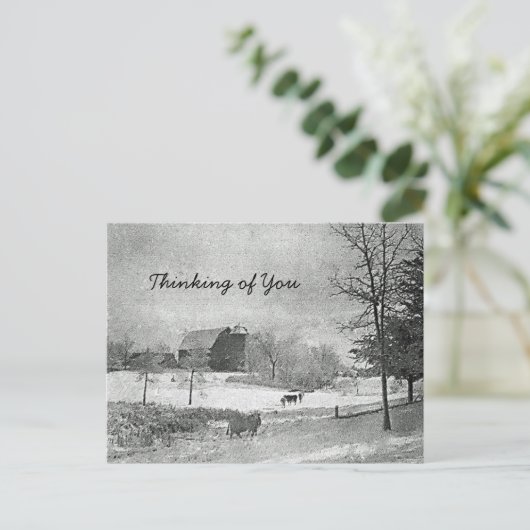 考えるの ポストカード (スタンド正面)