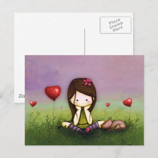 考えるの ポストカード (正面/裏面)