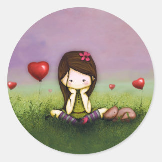 考えるの ラウンドシール