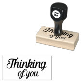 考えるの ラバースタンプ (押印)