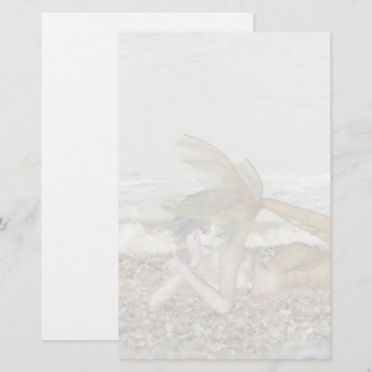 考えるの 便箋 (正面/裏面)