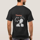 考えるの Tシャツ (裏面)