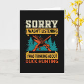 考えるのAbout Duck狩り カード (黄色い花)