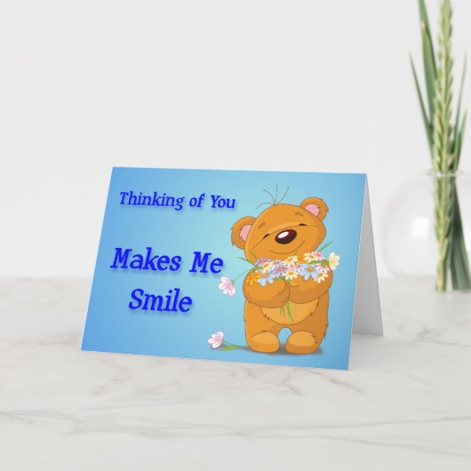 考えるのBear Card カード (正面)