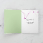 考えるのDoodle花カード カード (内部)